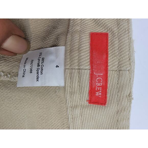 J. Crew Women's Khaki 3" Midrise Shorts Size 4 - Picture 11 of 11